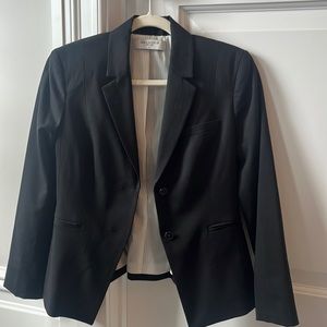 Mm Lafleur size 0 black wool blazer